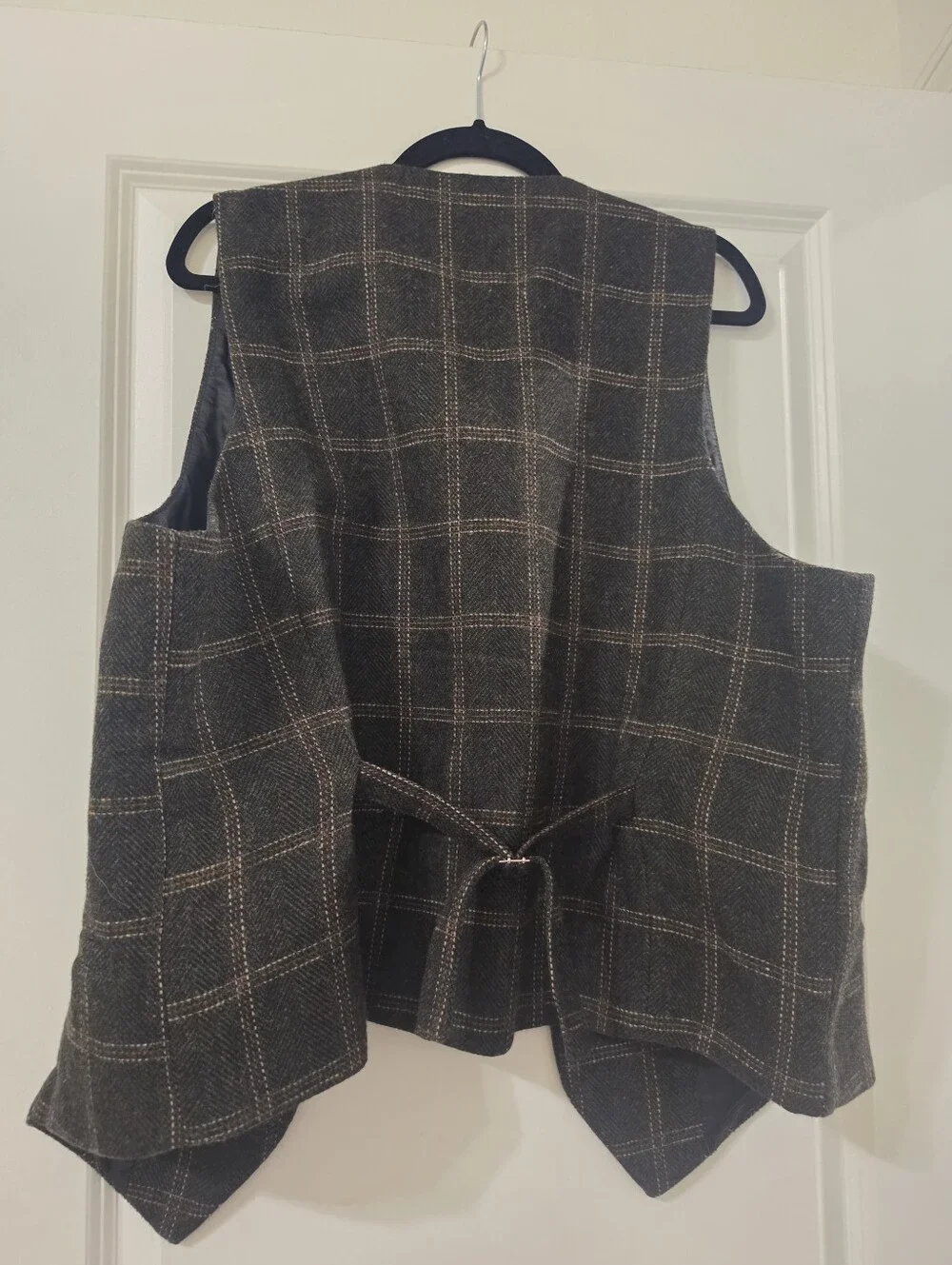 Mens Plaid Vest